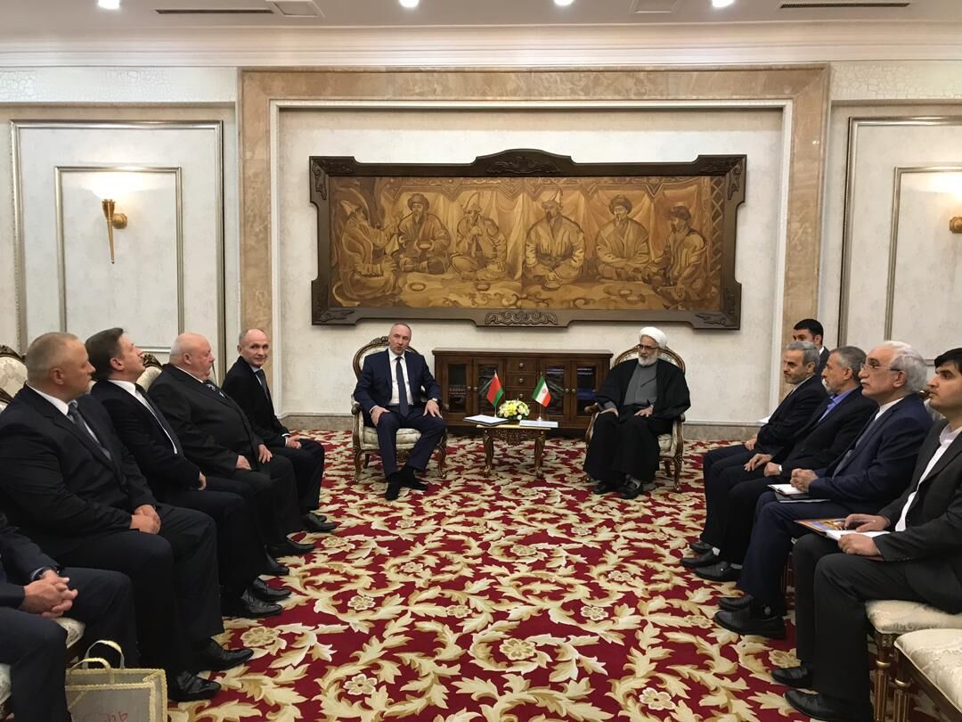 دادستان کل جمهوری اسلامی ایران با همتای بلاروس خود دیدار کرد
